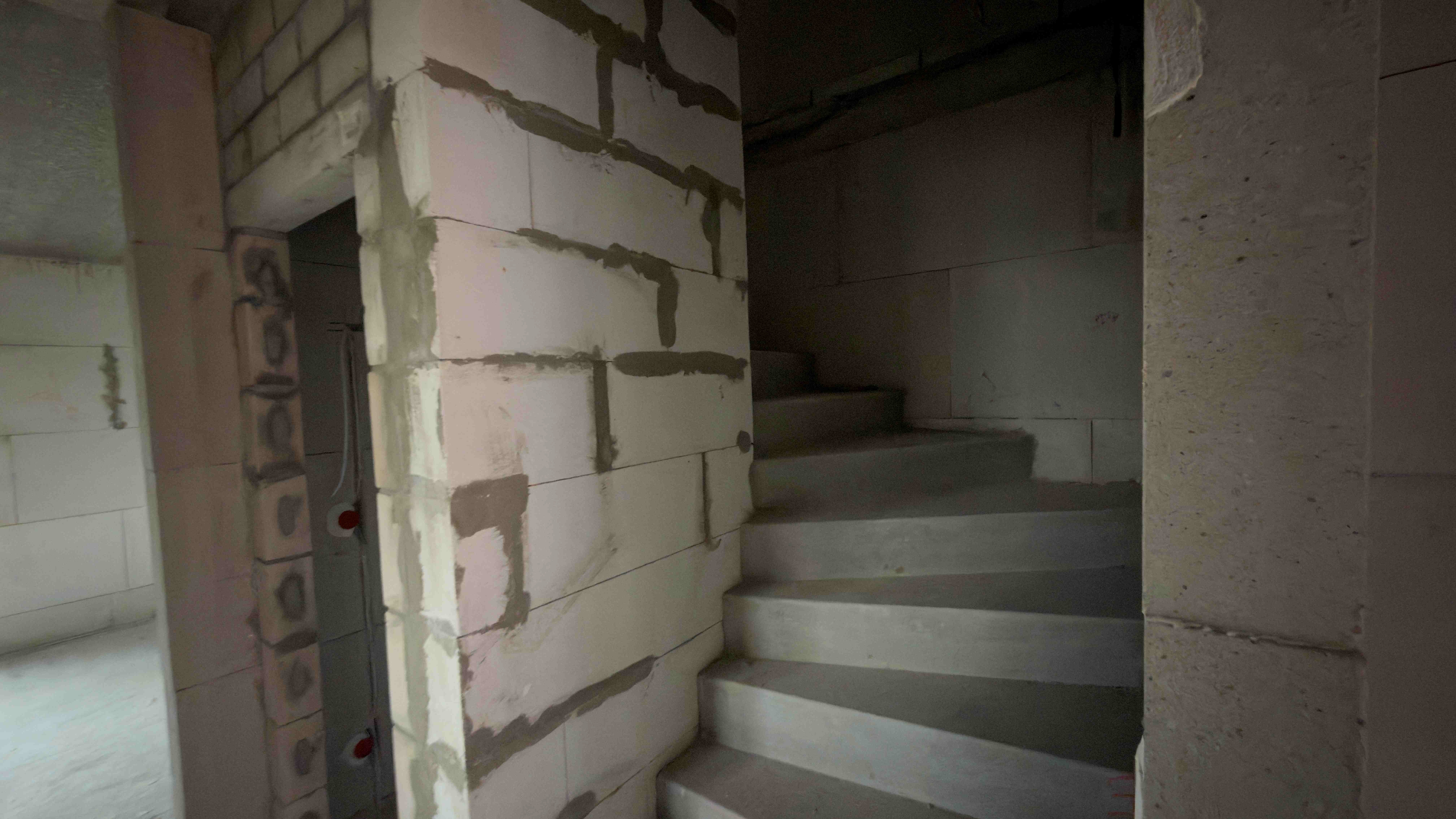 Treppe in OG - Bauphase