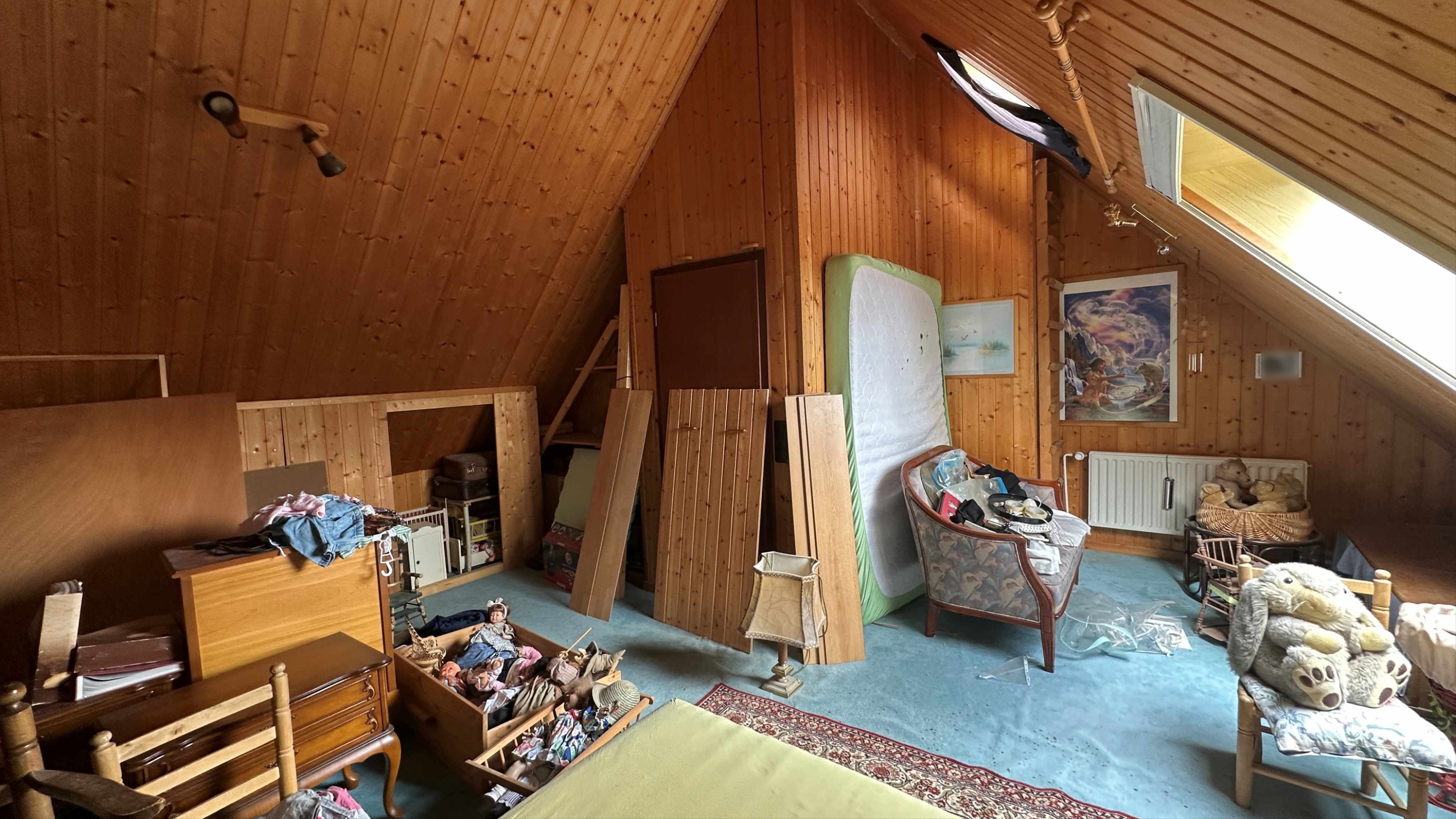 Ausgebauter Spitzboden