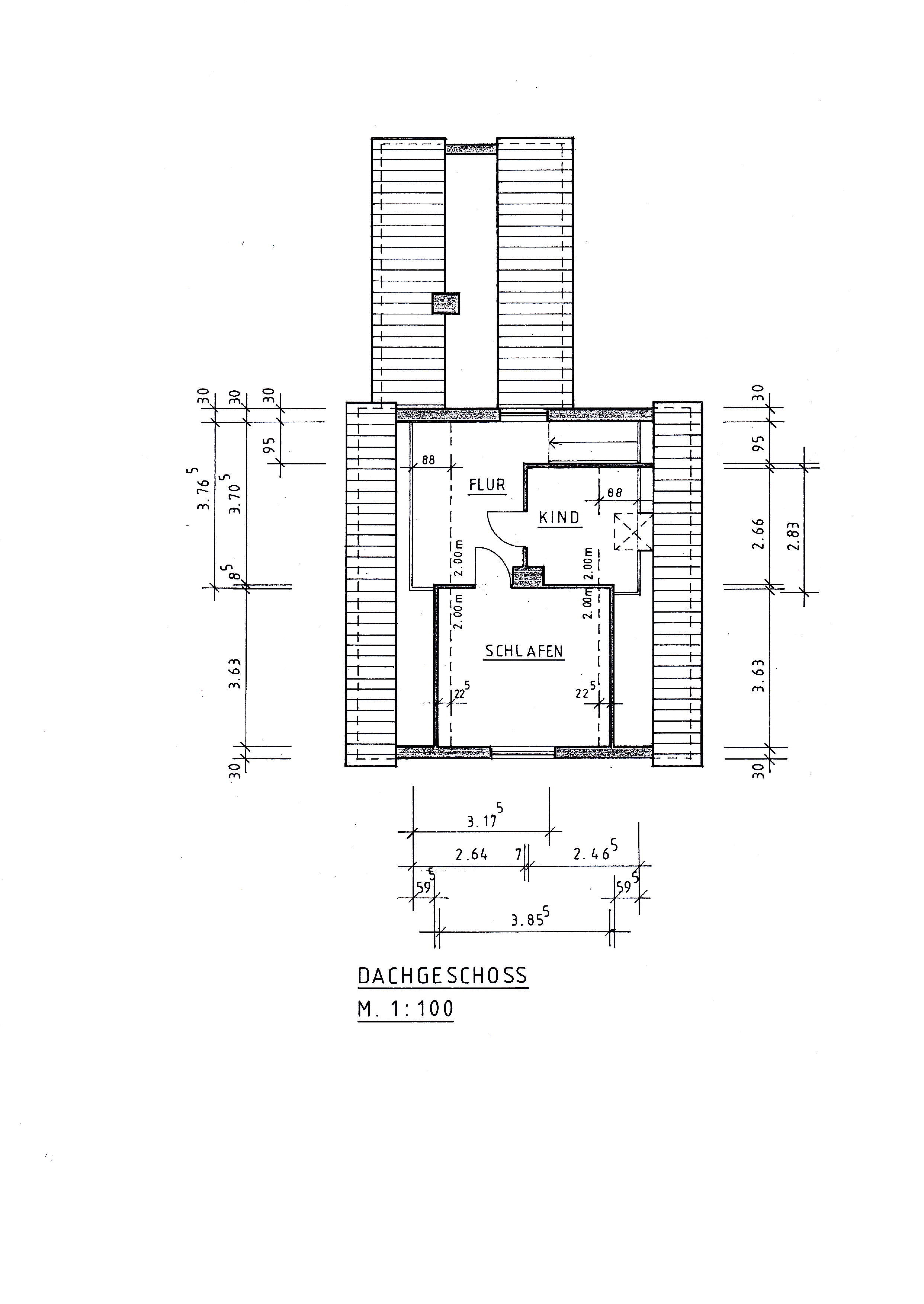 Grundriss Dachgeschoss