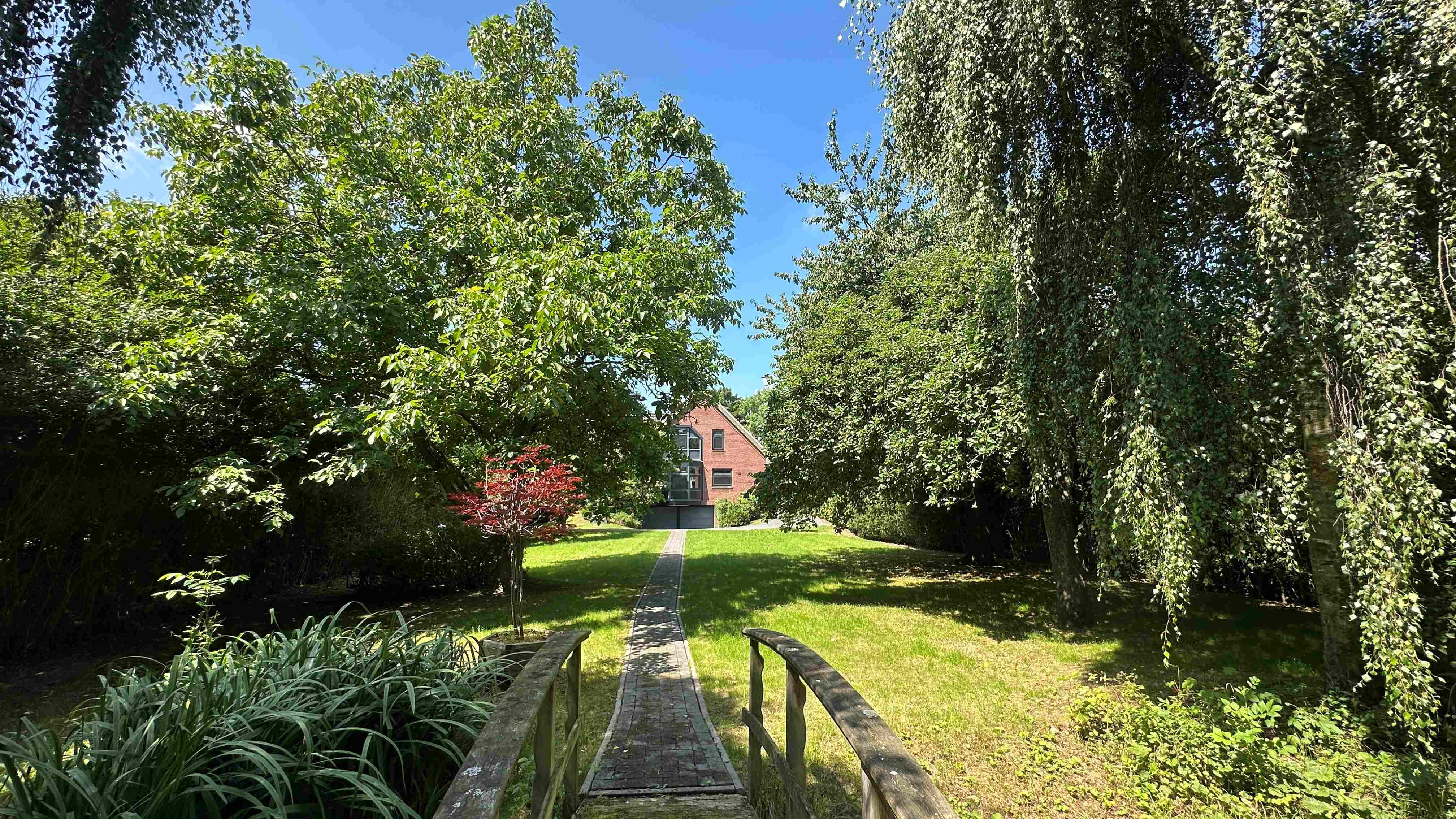 Rückansicht aus dem Garten