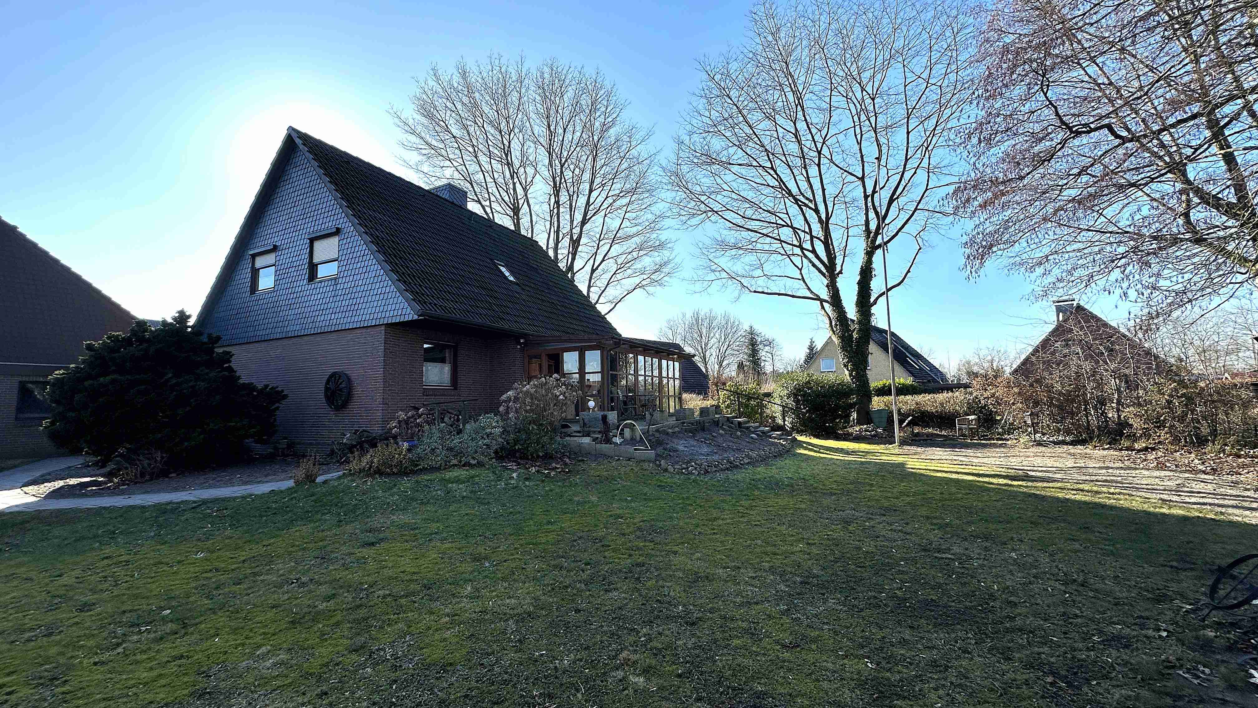 Blick aus dem Garten