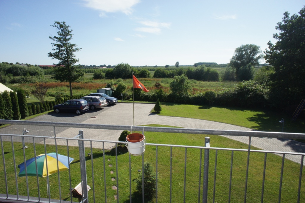 Blick vom Balkon