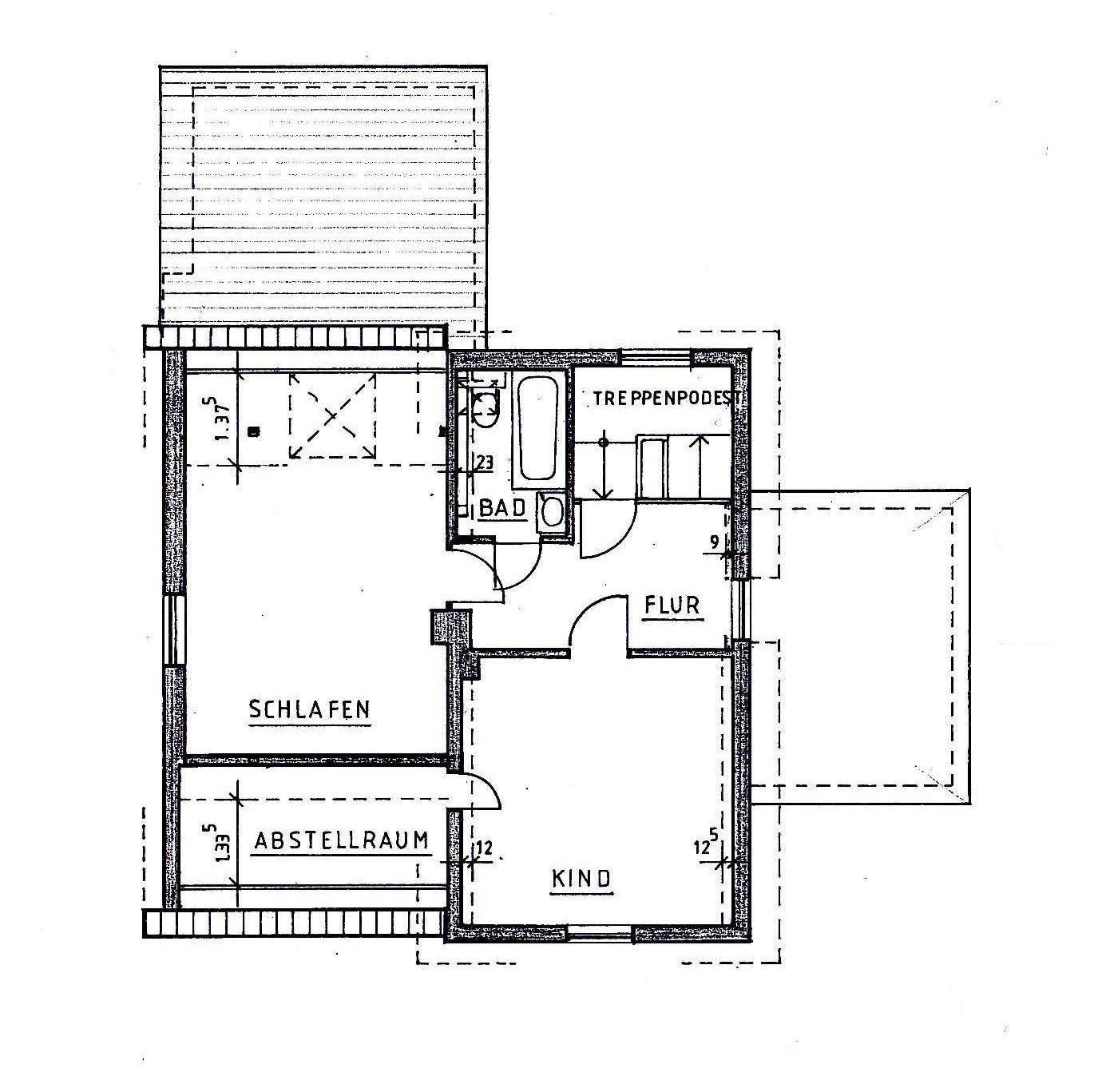 Grundriss Obergeschoss