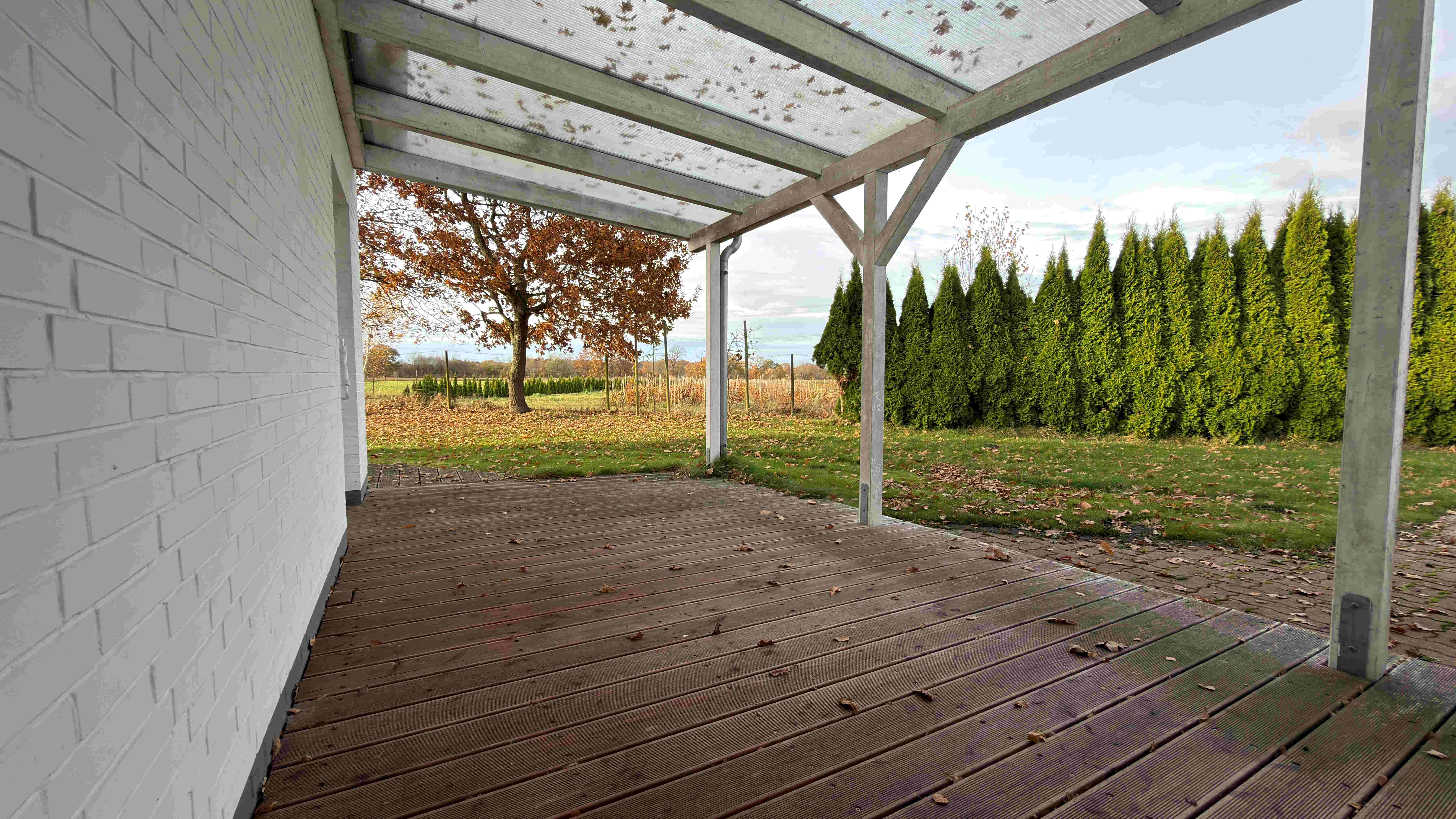 Überdachte Terrasse