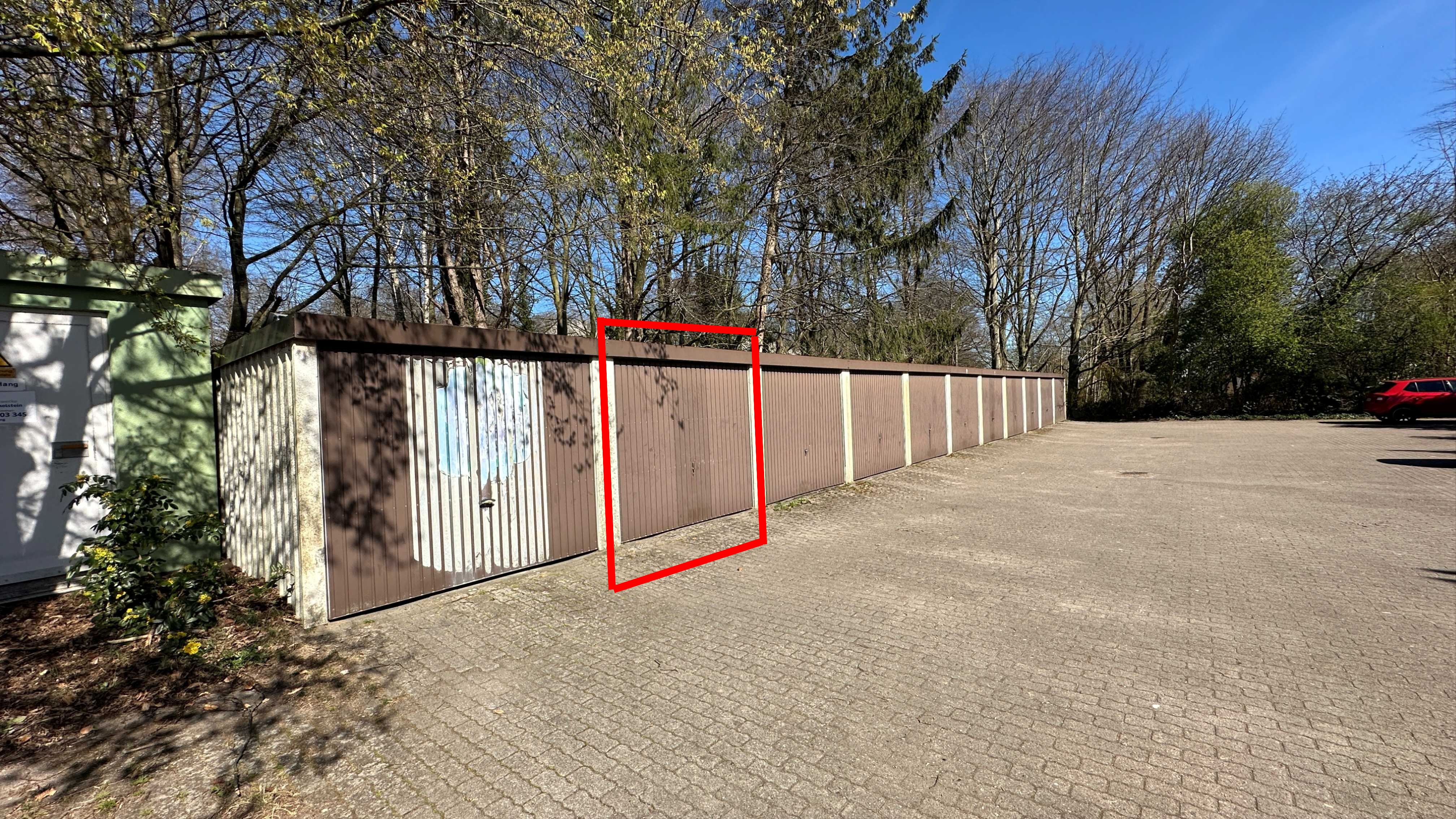 Garagenanlage in der Nähe