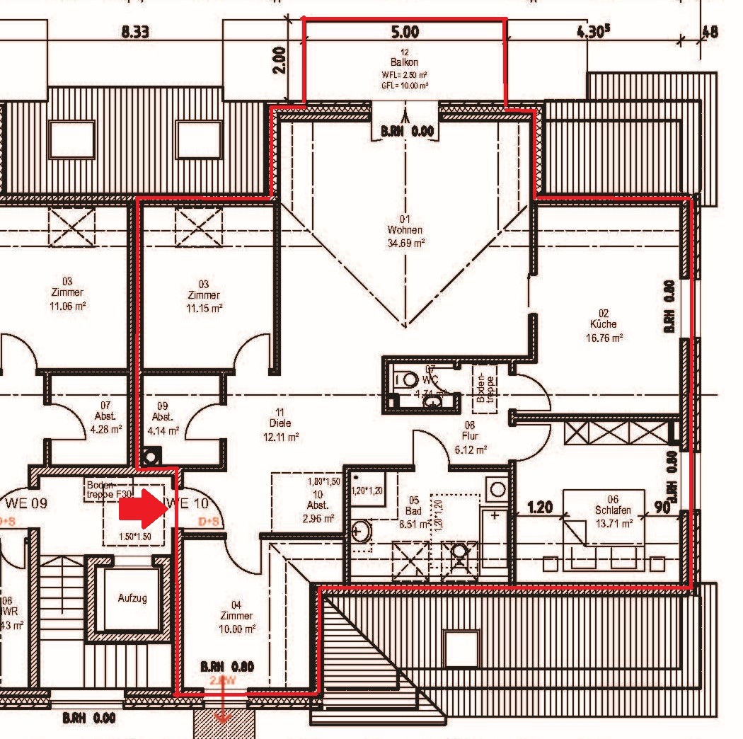 Grundriss WHG 10