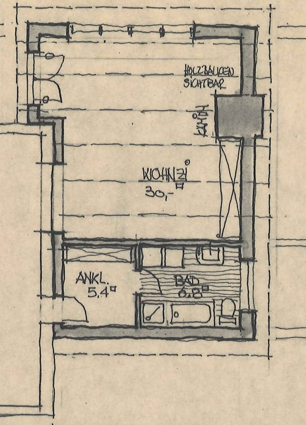 Grundriss Anbau
