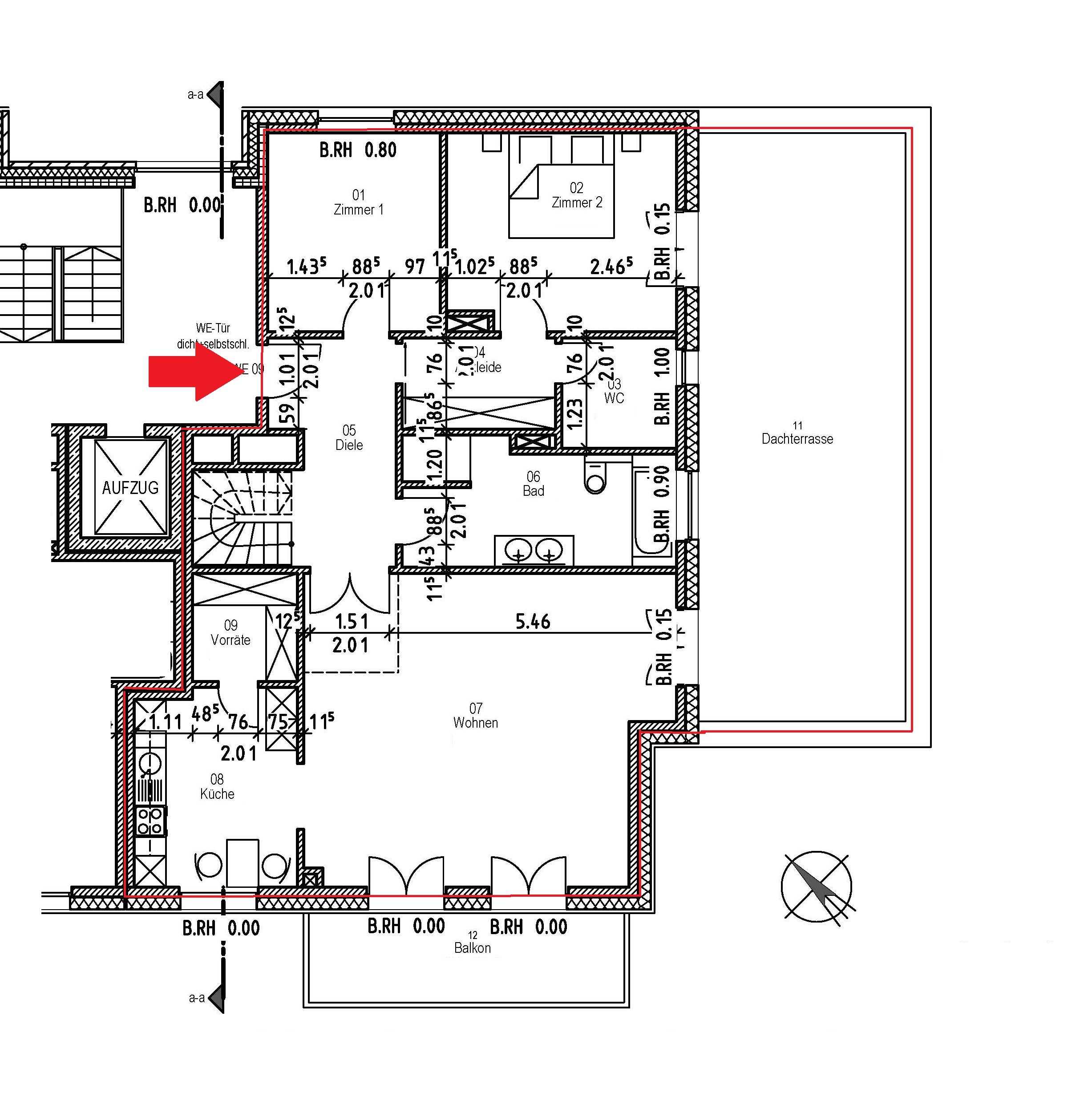 Grundriss WHG 9