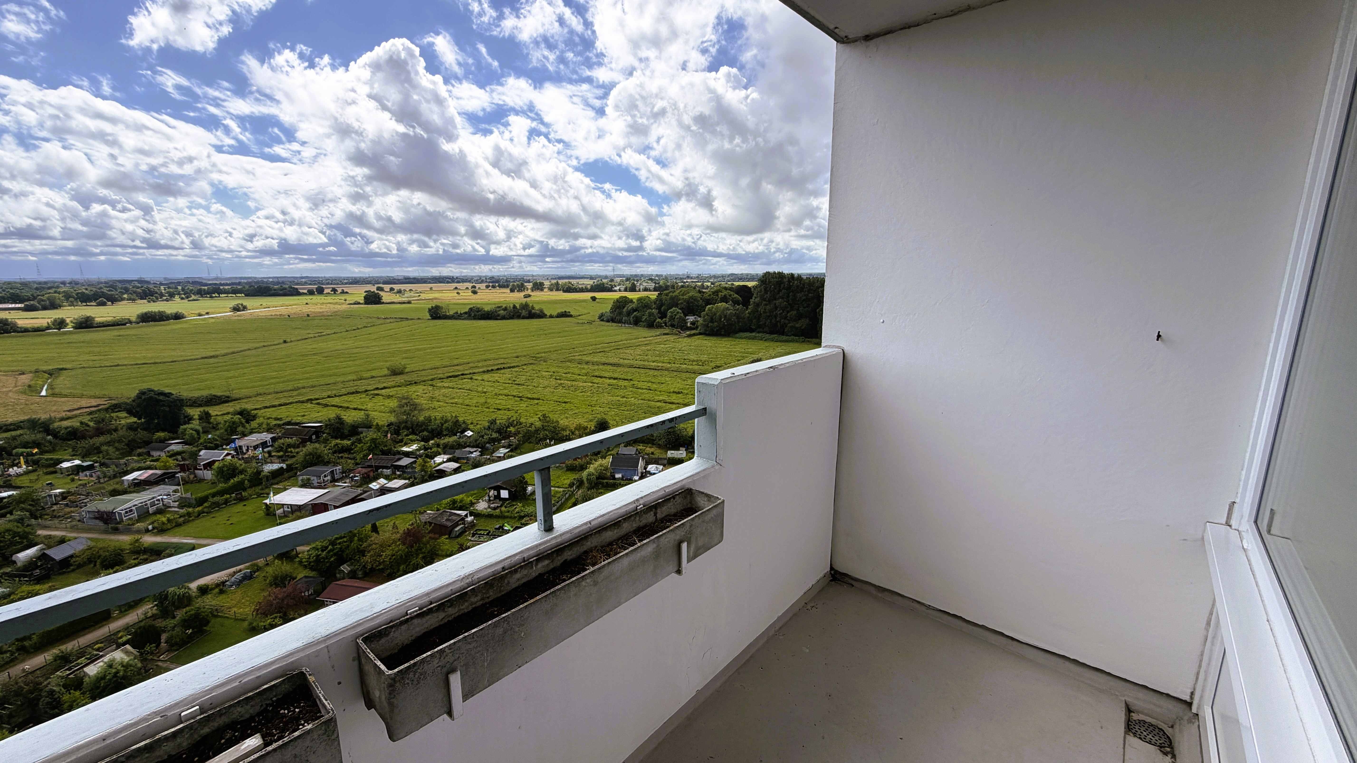Blick vom Balkon