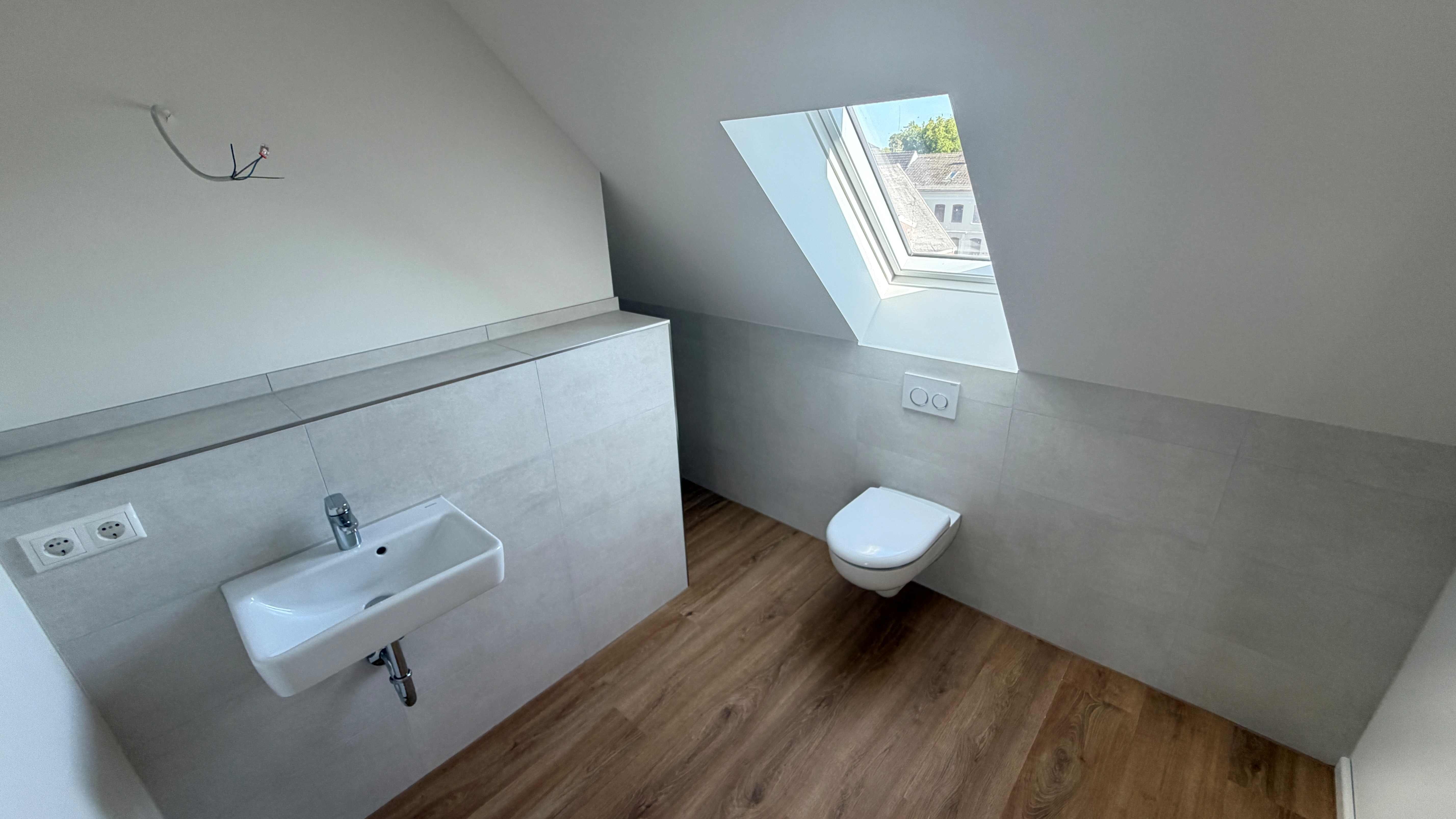 WC im Spitzboden