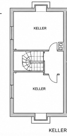 Grundriss Keller ohne Angaben von Maßen