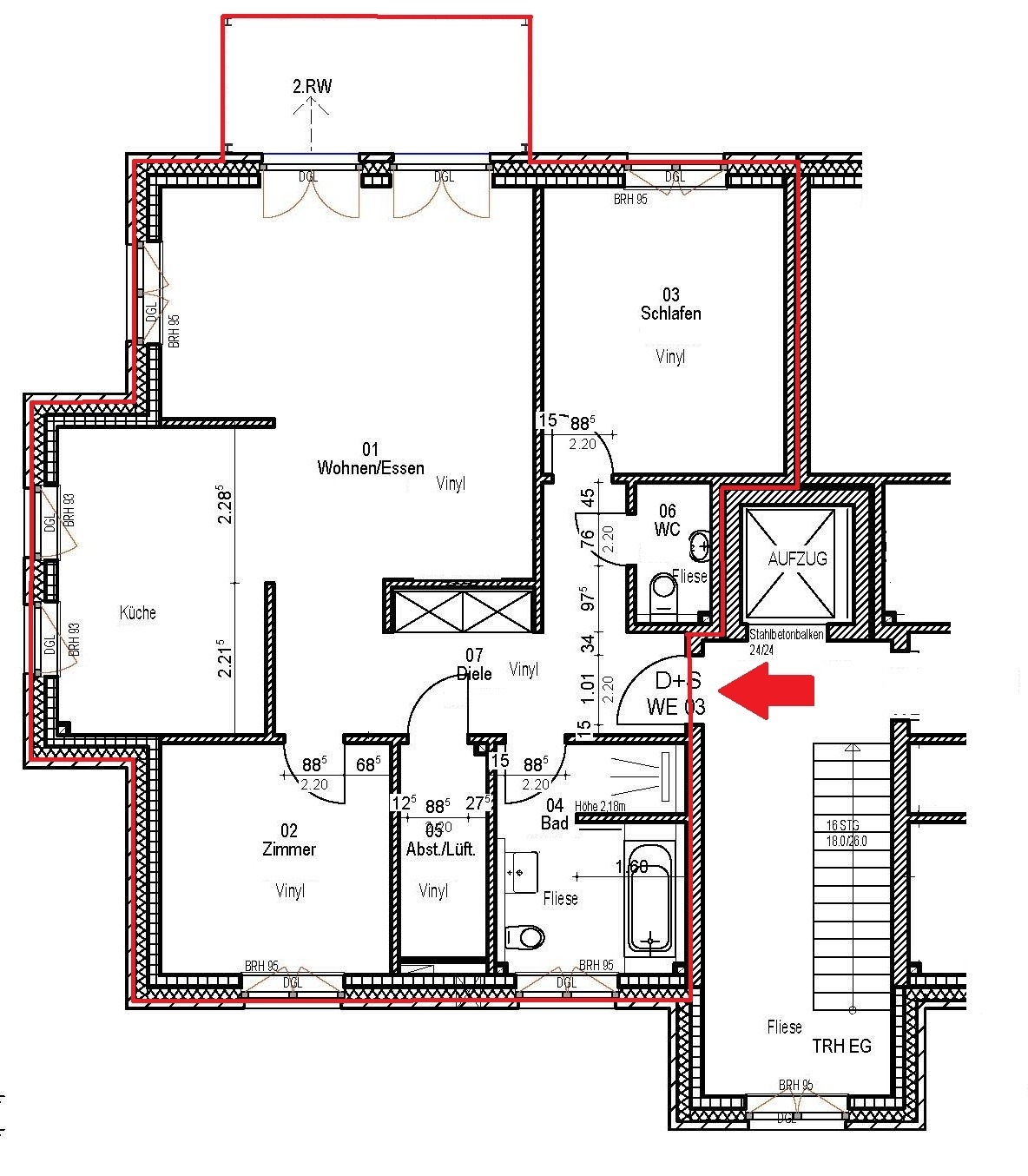 Grundriss WHG 3