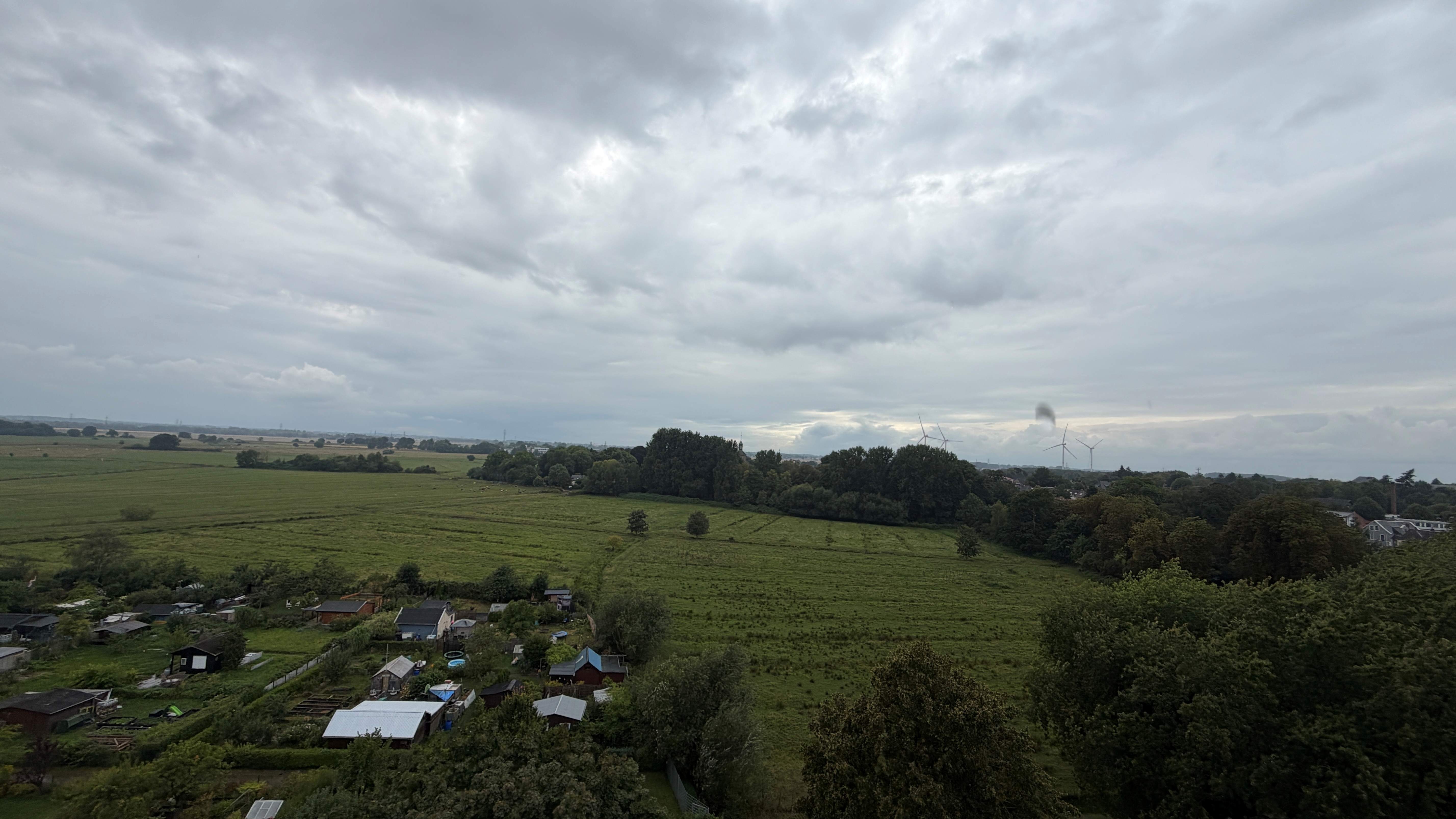 Blick vom Balkon