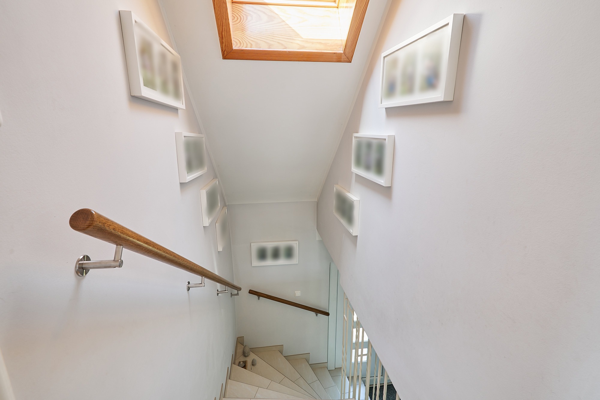 Treppe ins Obergeschoss