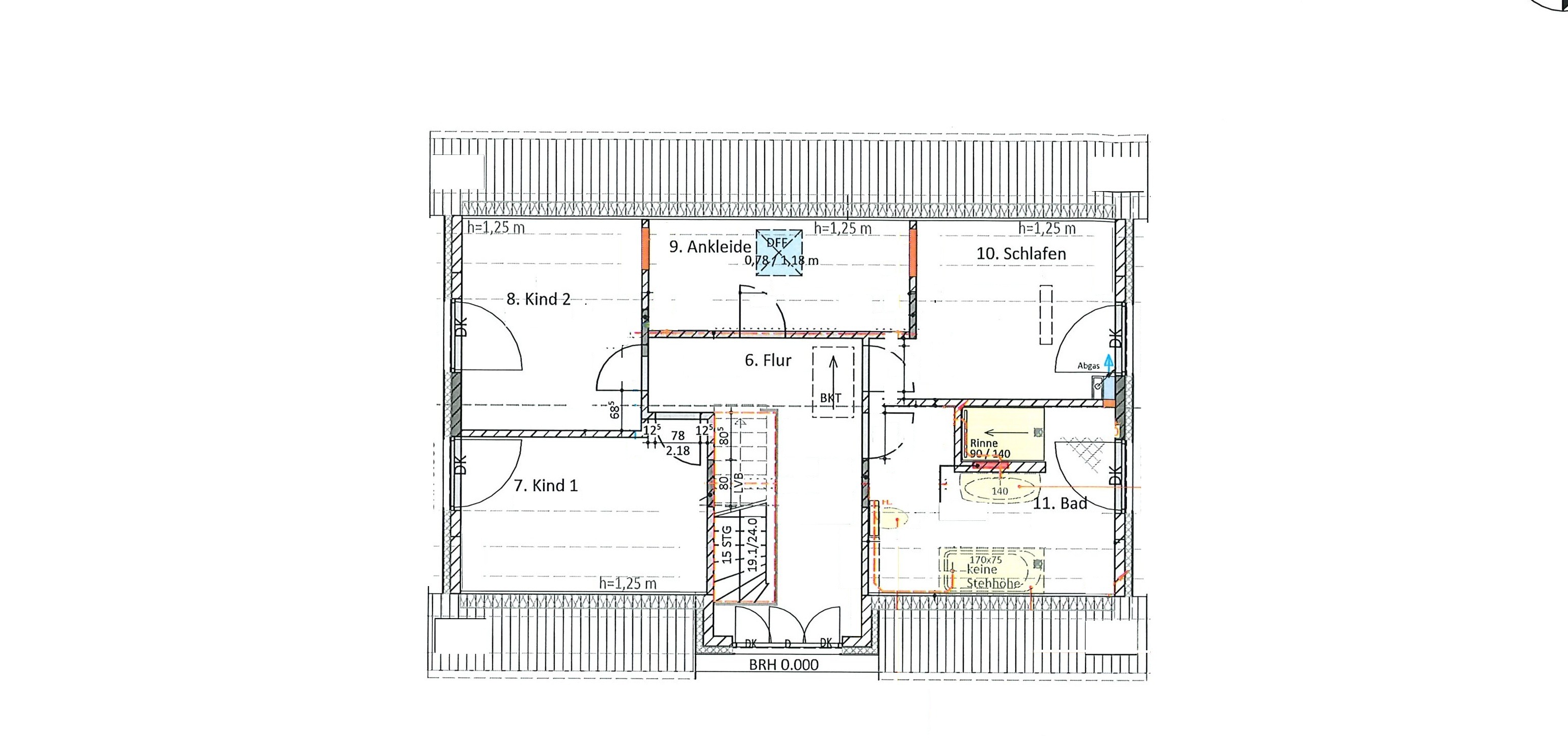 Grundriss Dachgeschoss