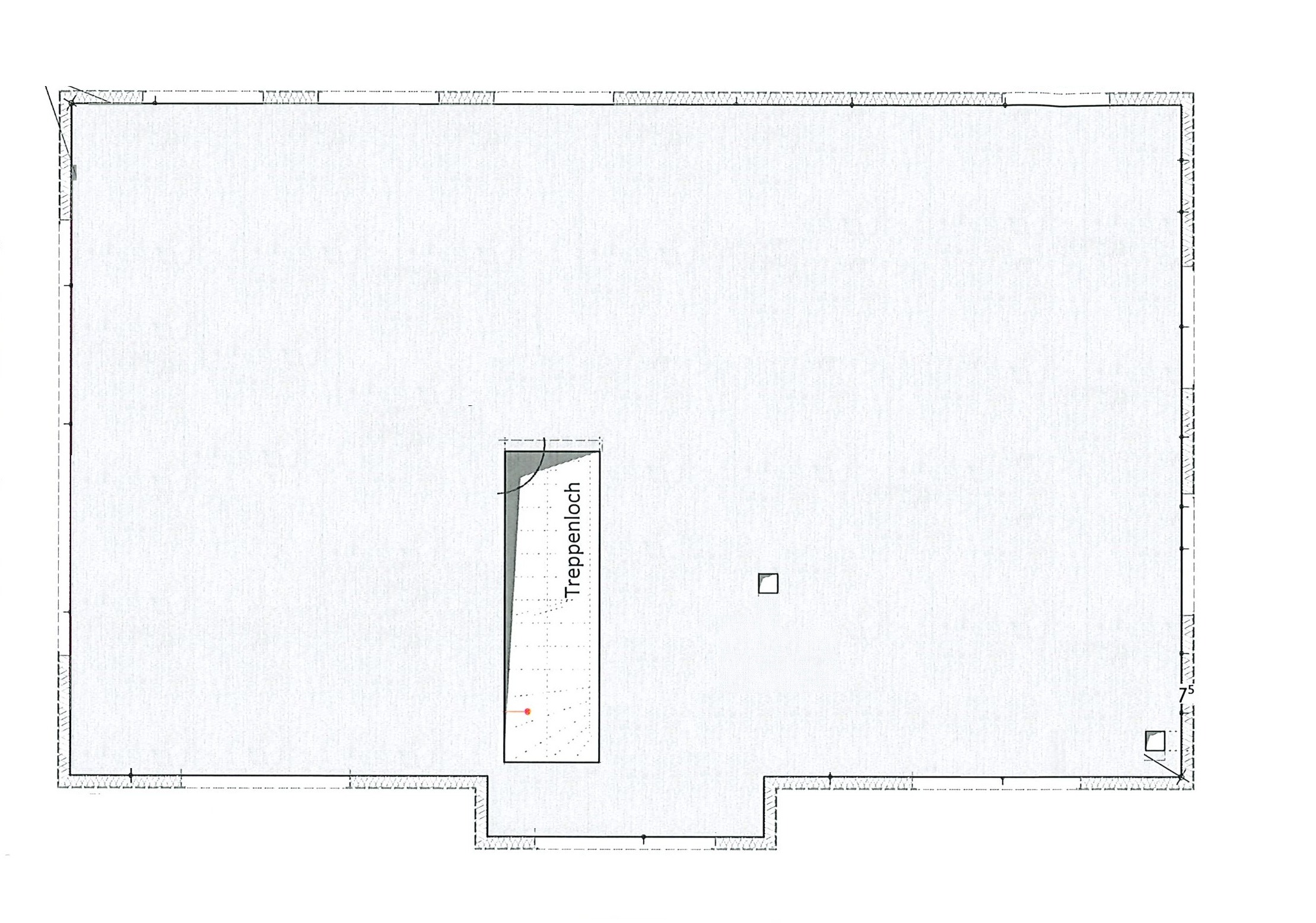 Grundriss Spitzboden