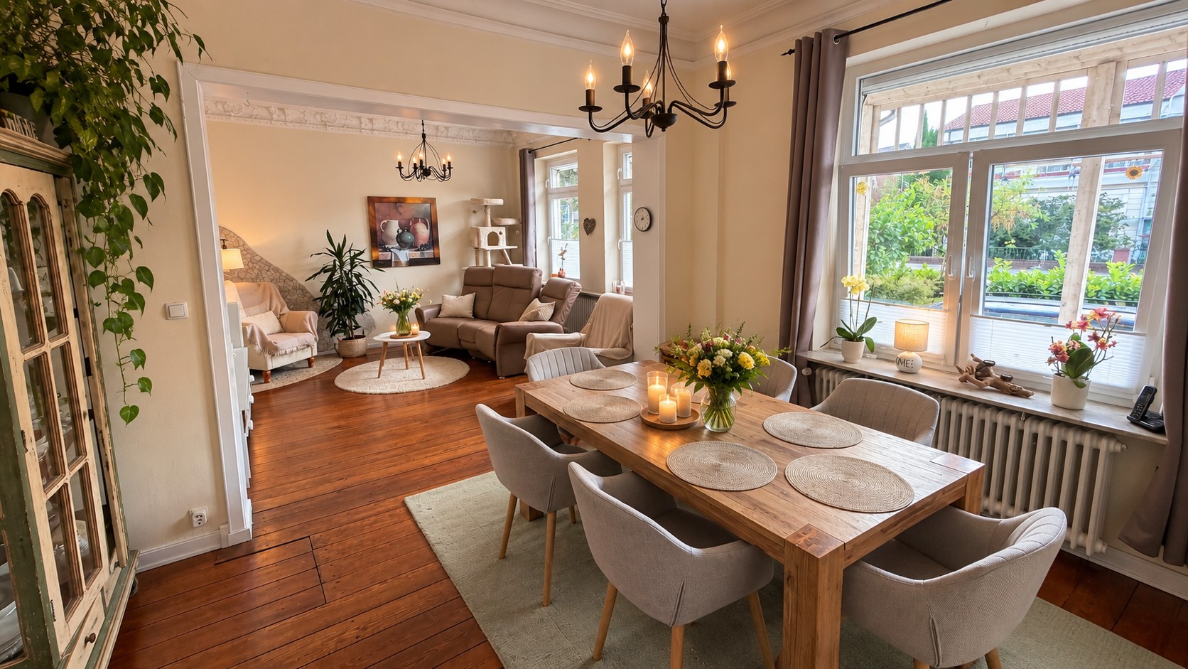 Ess- und Wohnzimmer