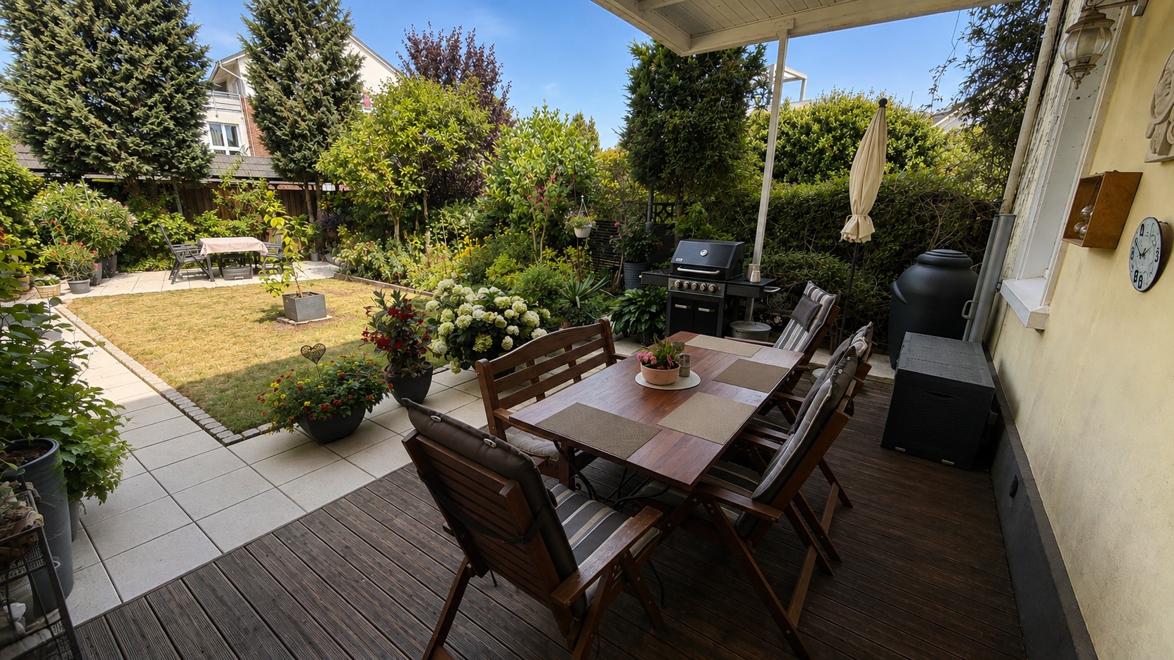 Terrassen & Gartenansicht