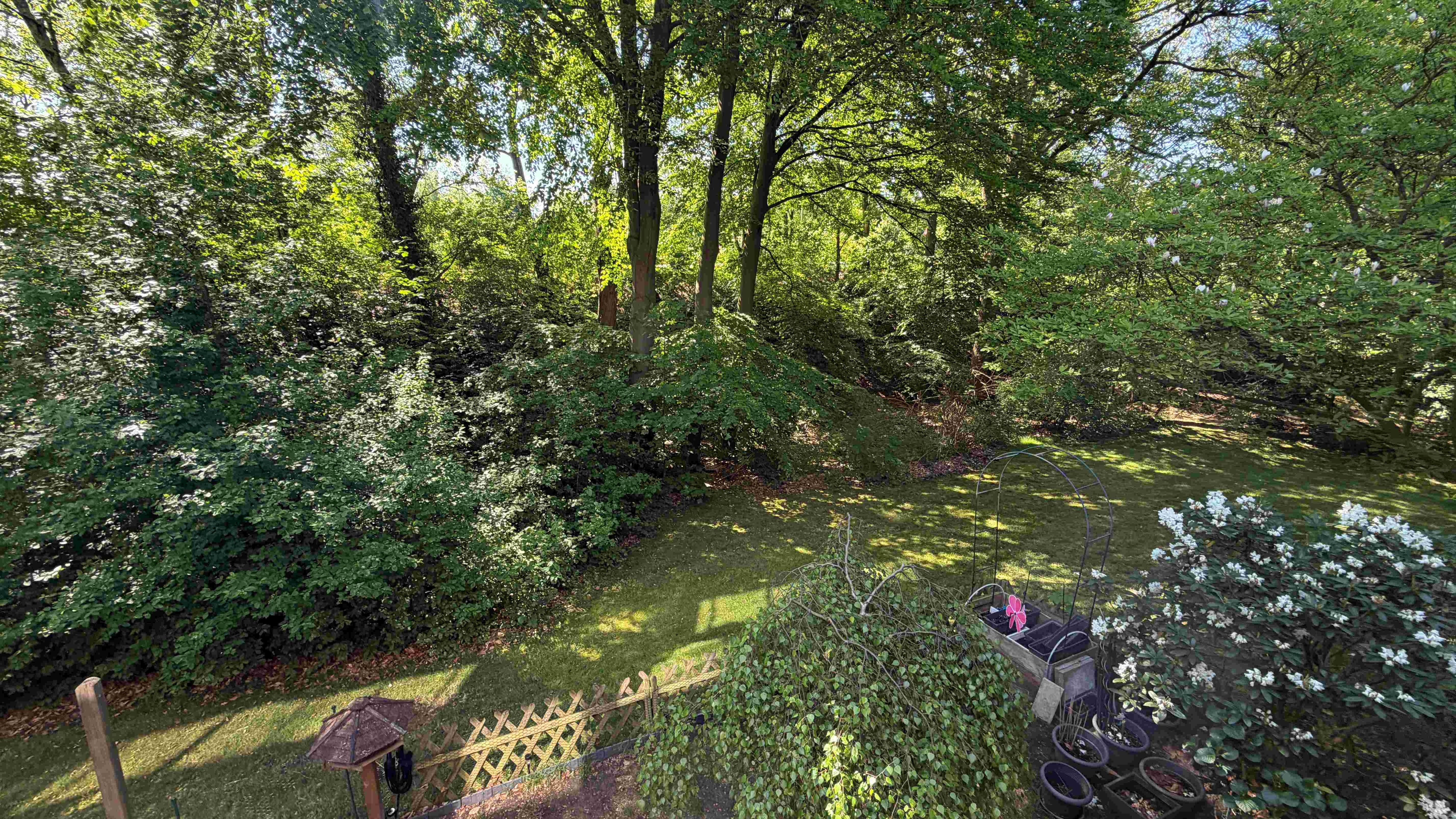 Blick vom Balkon