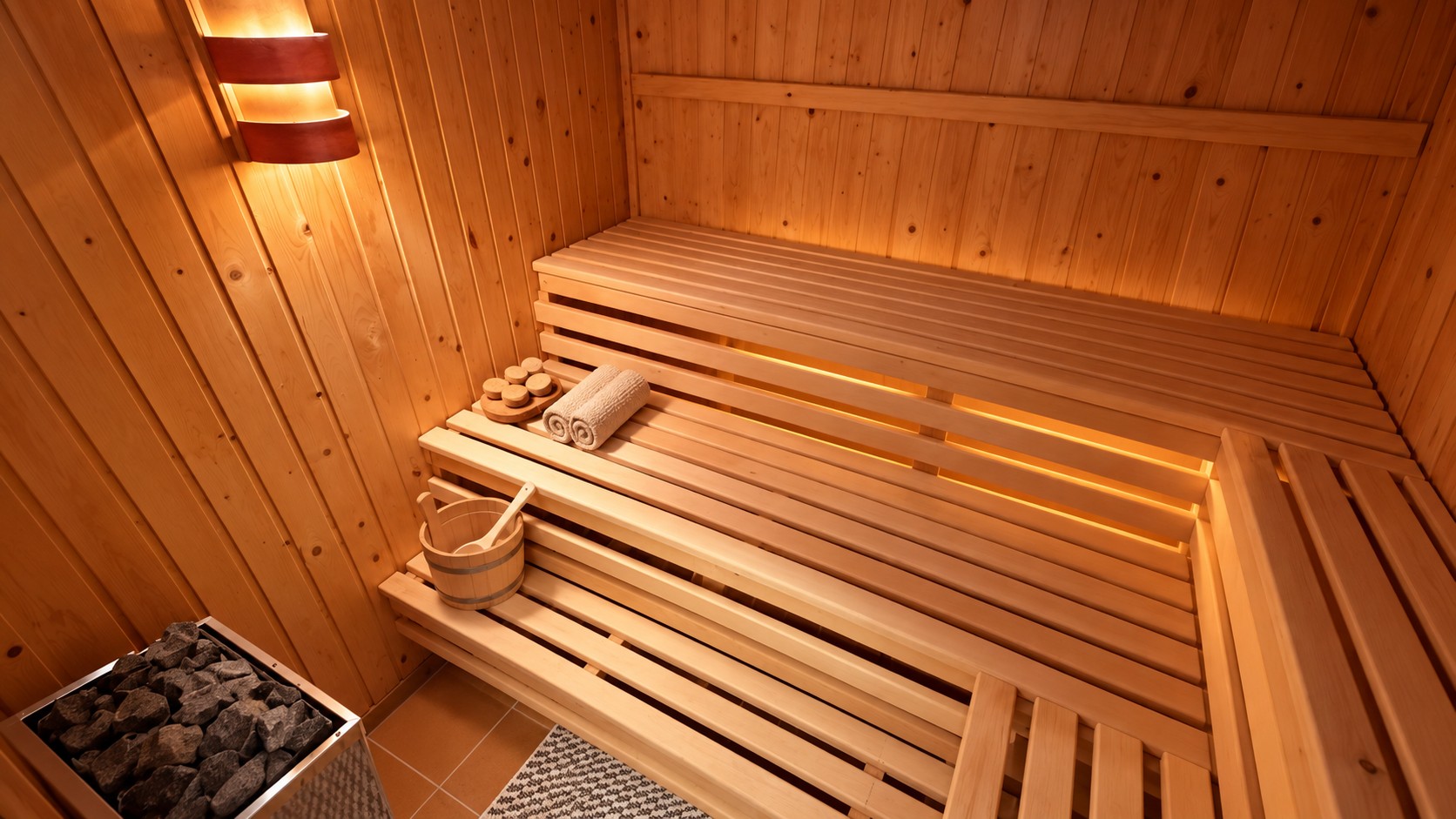 Sauna im Keller