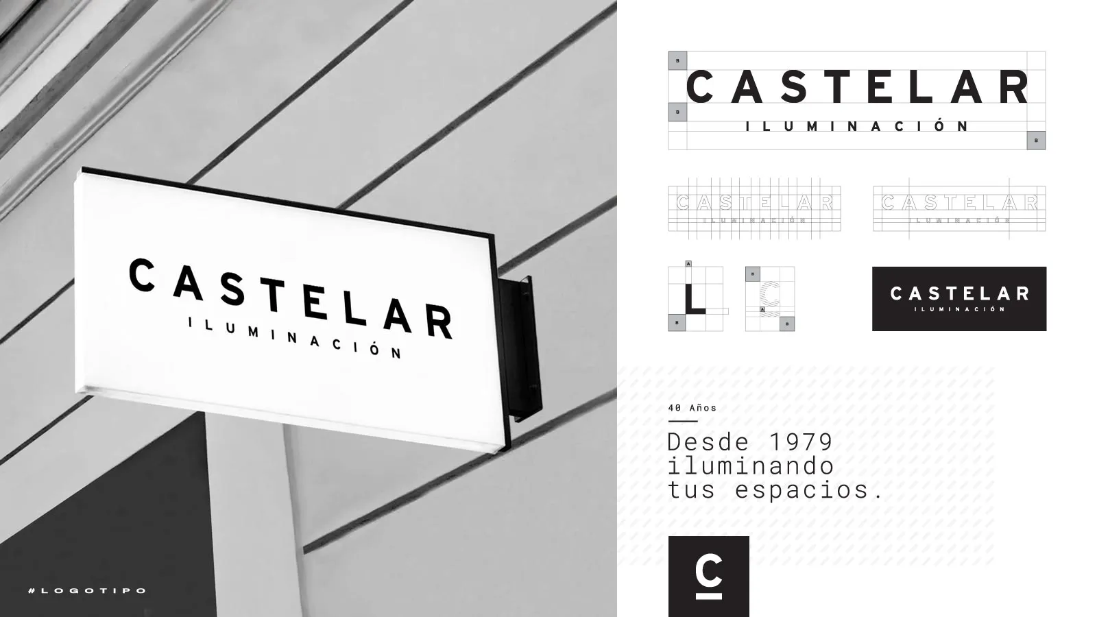 Logotipo y Branding Integral para Castelar Iluminación