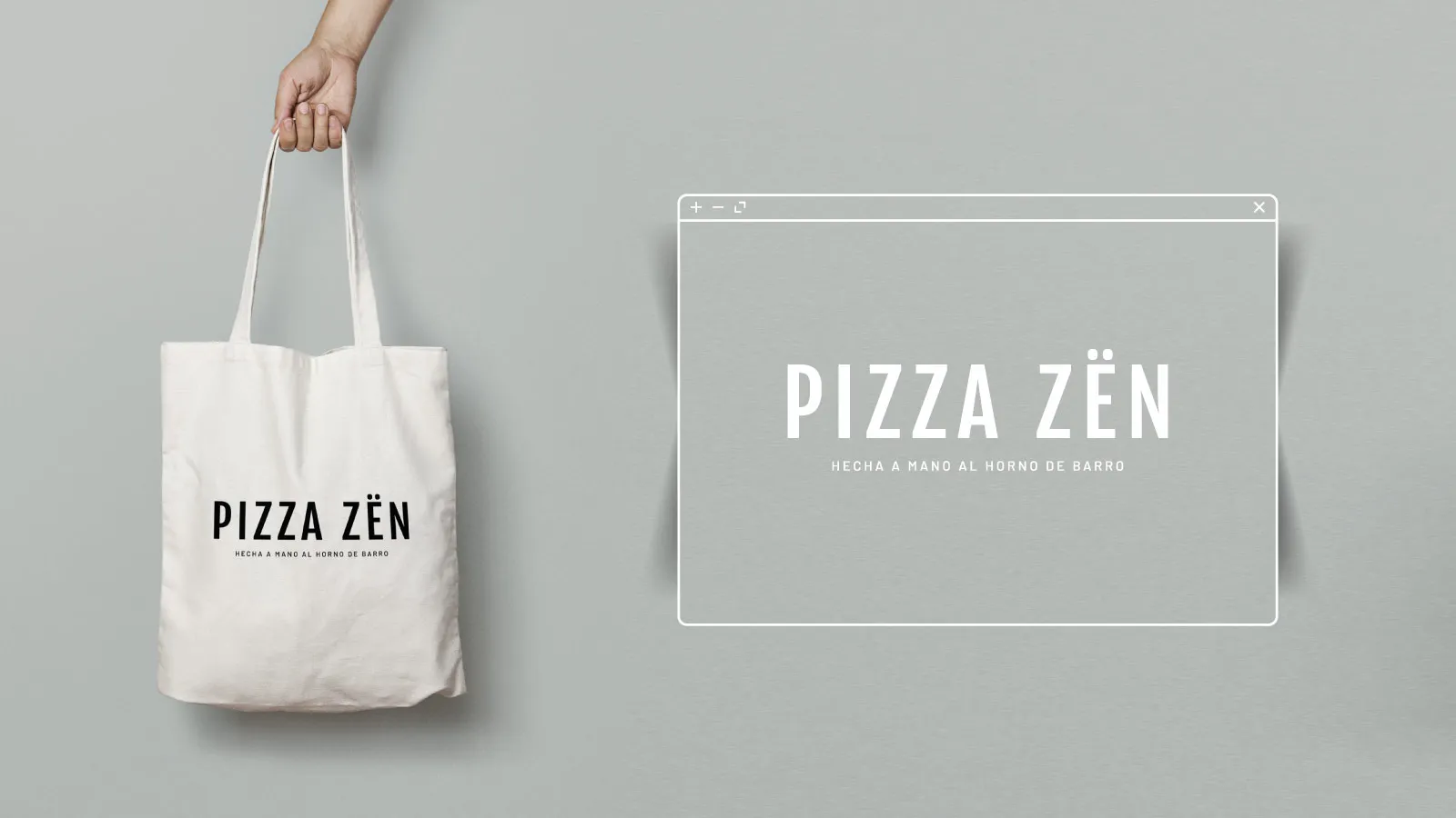Diseño Logotipo y marca completa Pizza Zën