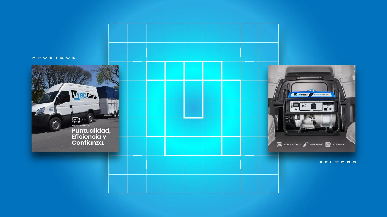 Logotipo y Branding Integral para RC Cargo