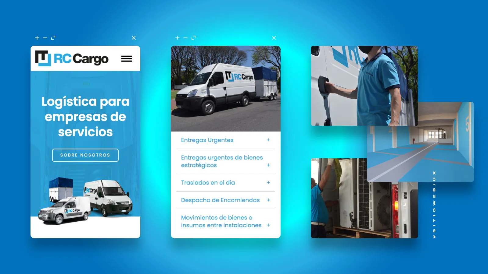 Logotipo y Branding Integral para RC Cargo