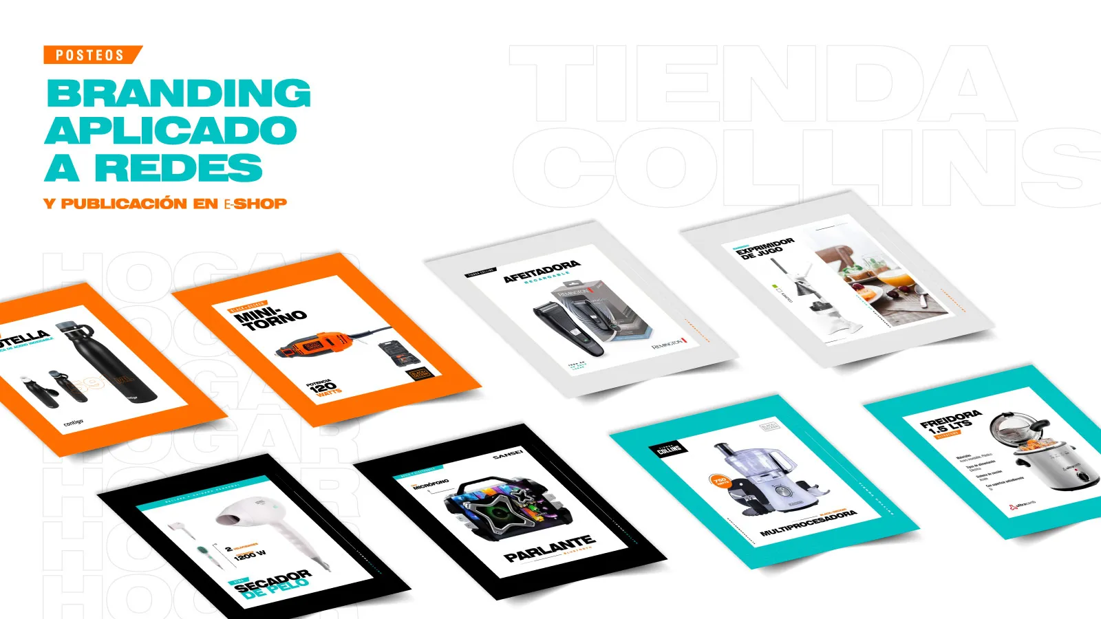 Logotipo y desarrollo de marca Tienda Collins