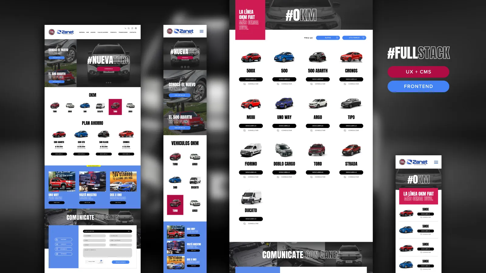 Sitio Full Responsive 100% Customizable