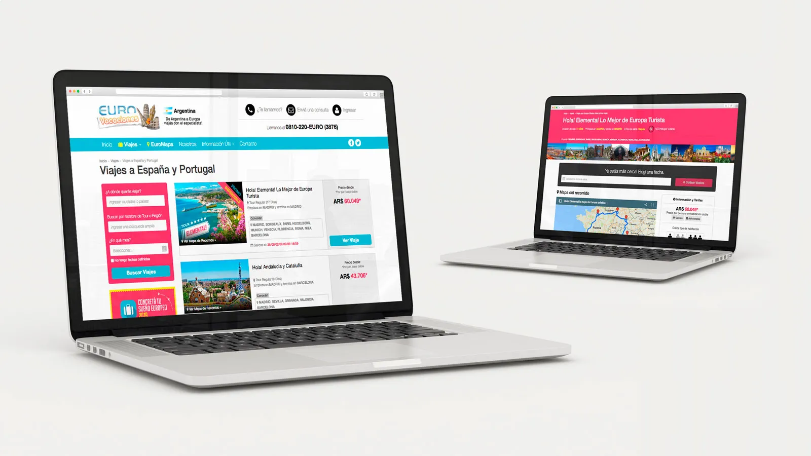 Web Full-Stack Turismo con CMS a medida
