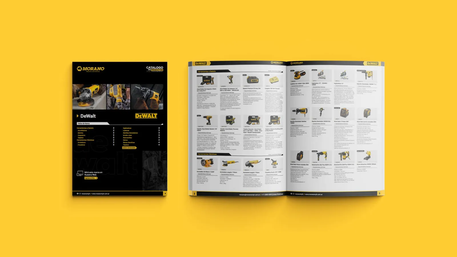 Diseño de catálogo con más de 8 mil productos