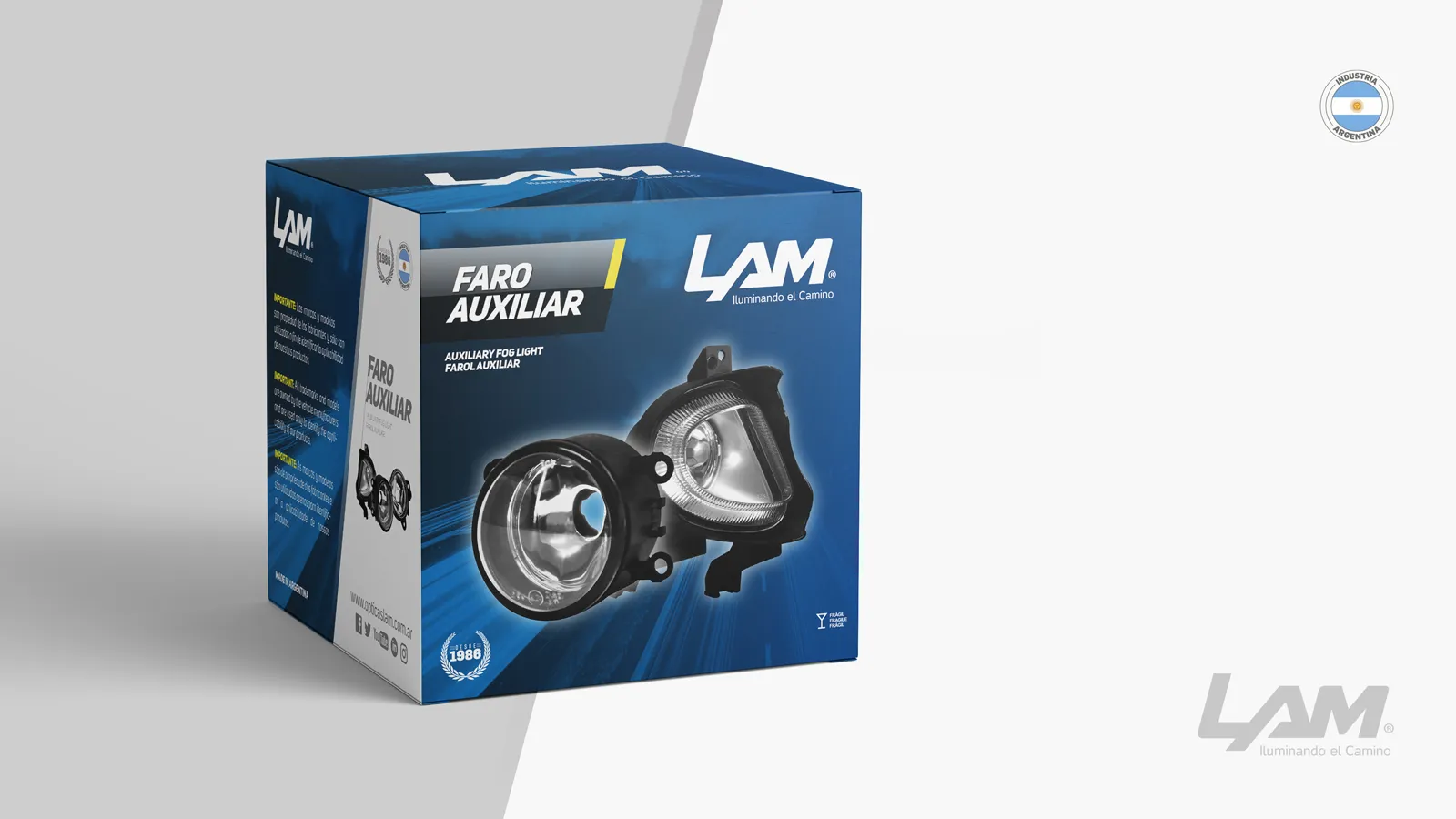 Línea de Packaging faros y ópticas LAM