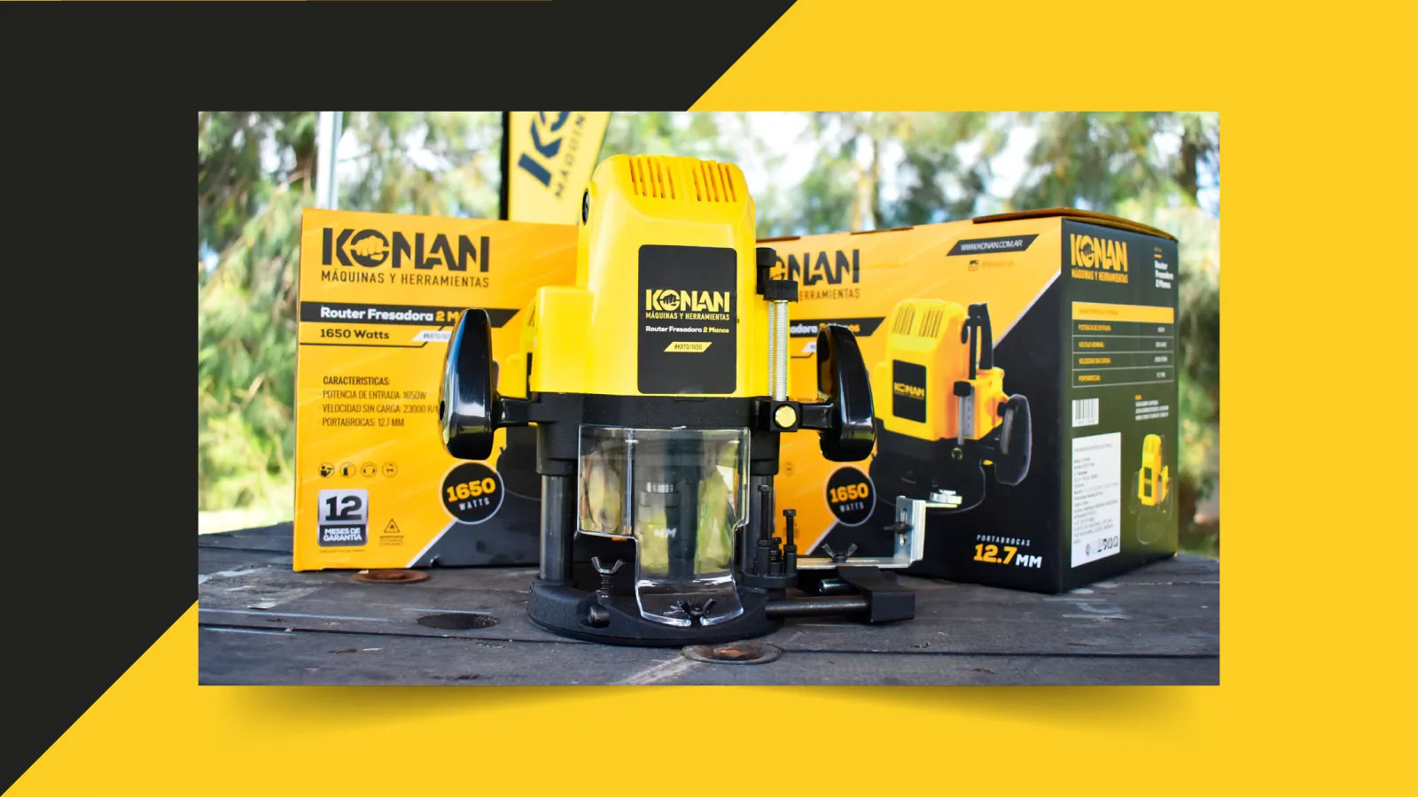 Línea integral de cajas Konan herramientas