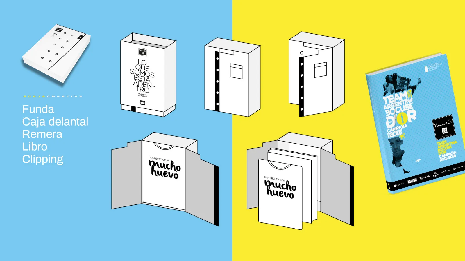 Pack Creativo Presentación Libro y Remera Team Arg. Bocuse d'Or