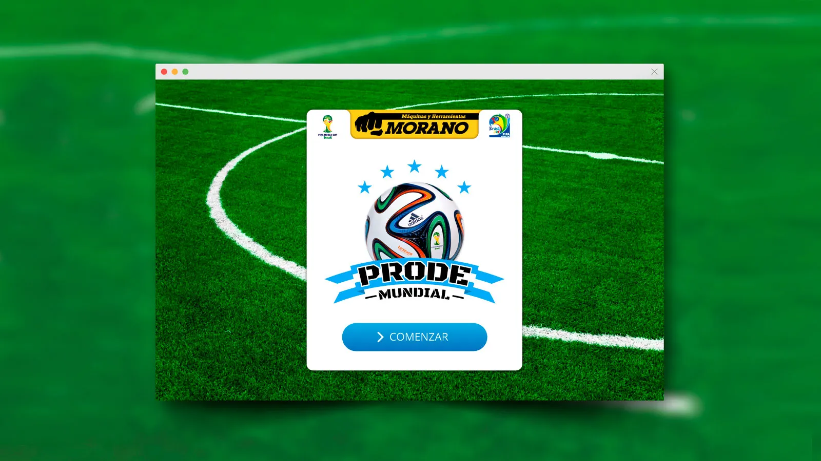 App web y landing acción Mundial