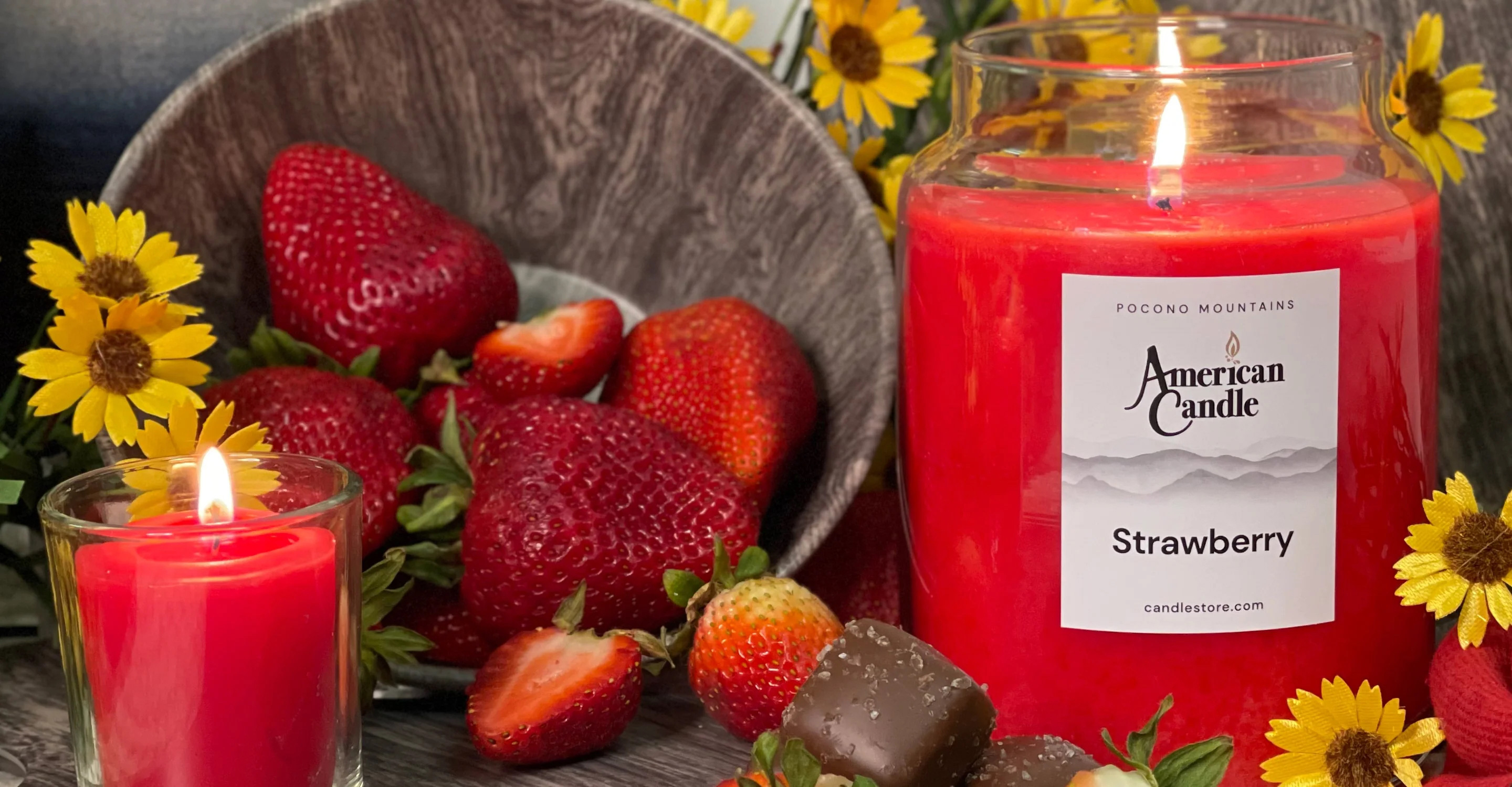 Your favorite scented candles @ The Shoppes at American Candle (Pocono Mountains, PA) and CandleStore.com