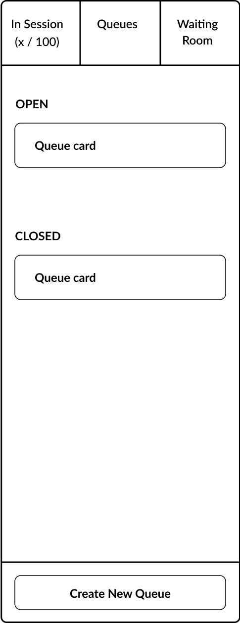 Sketch - Queue page