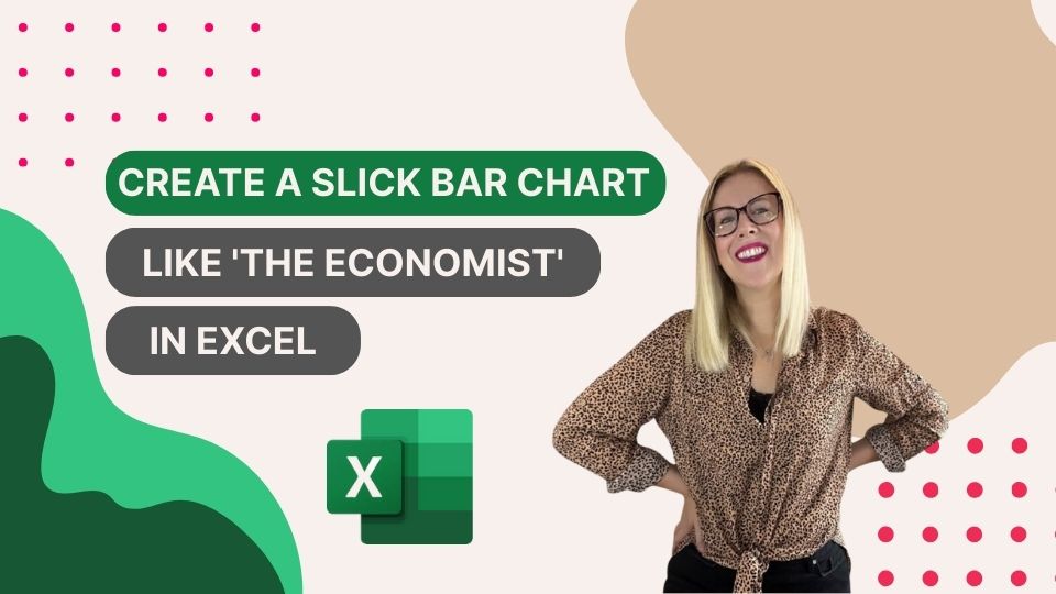 Create a SLICK Bar Chart like 'The Economist' in Excel