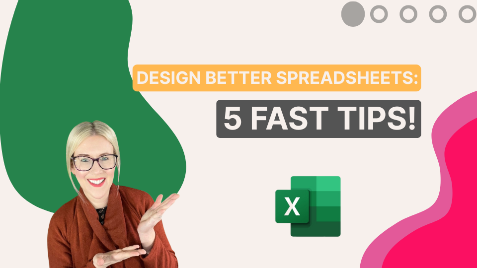 Design Better Spreadsheets in Excel: 5 FAST Tips!