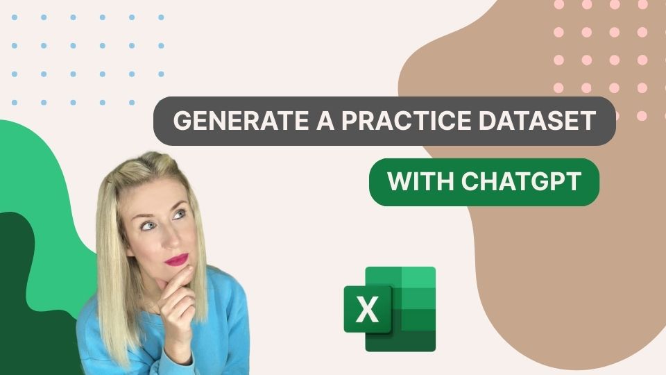 Generate a Practice Dataset with ChatGPT - Excel