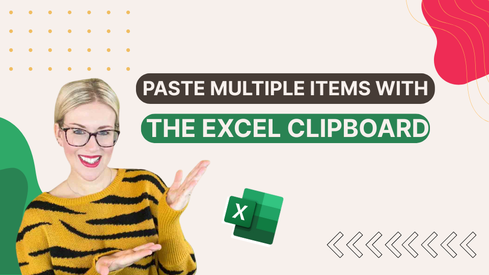 Paste Multiple Items with the Excel Clipboard