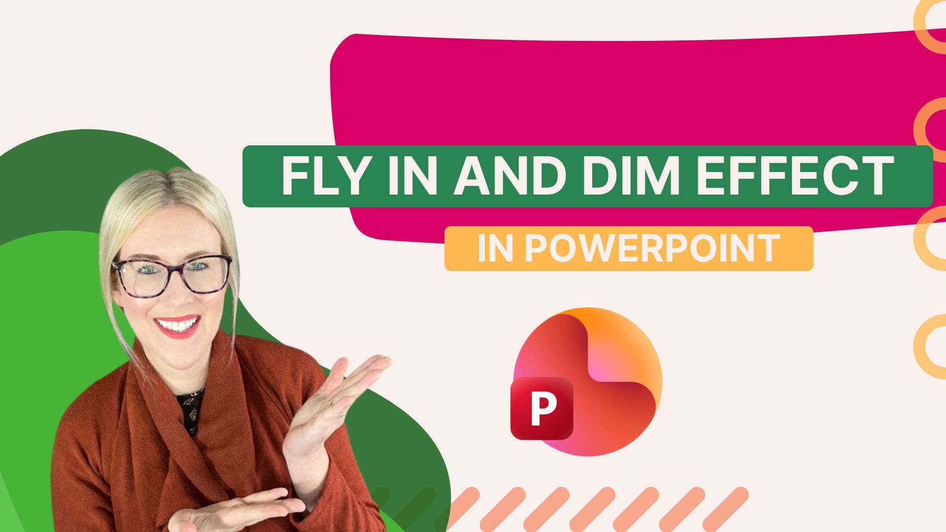 Fly in and Dim Effect in PowerPoint