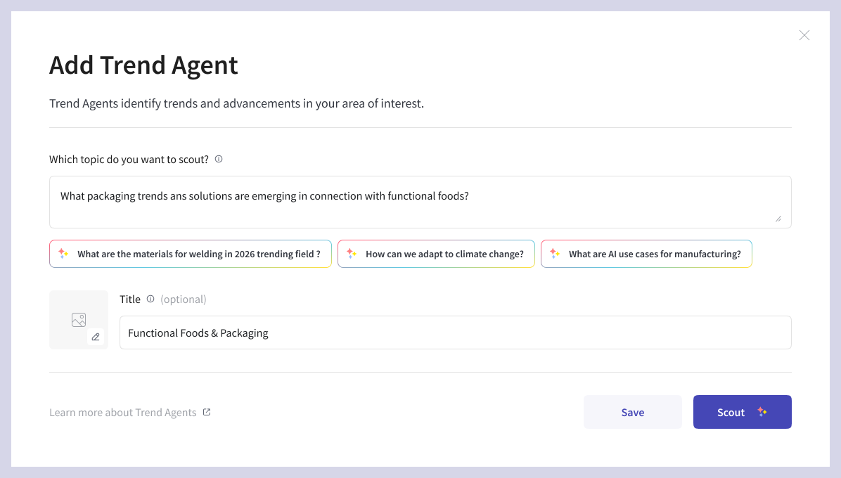 trend agent, trend scouting