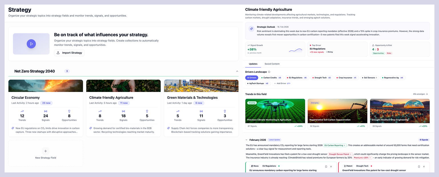 strategy monitoring, strategic inteligence