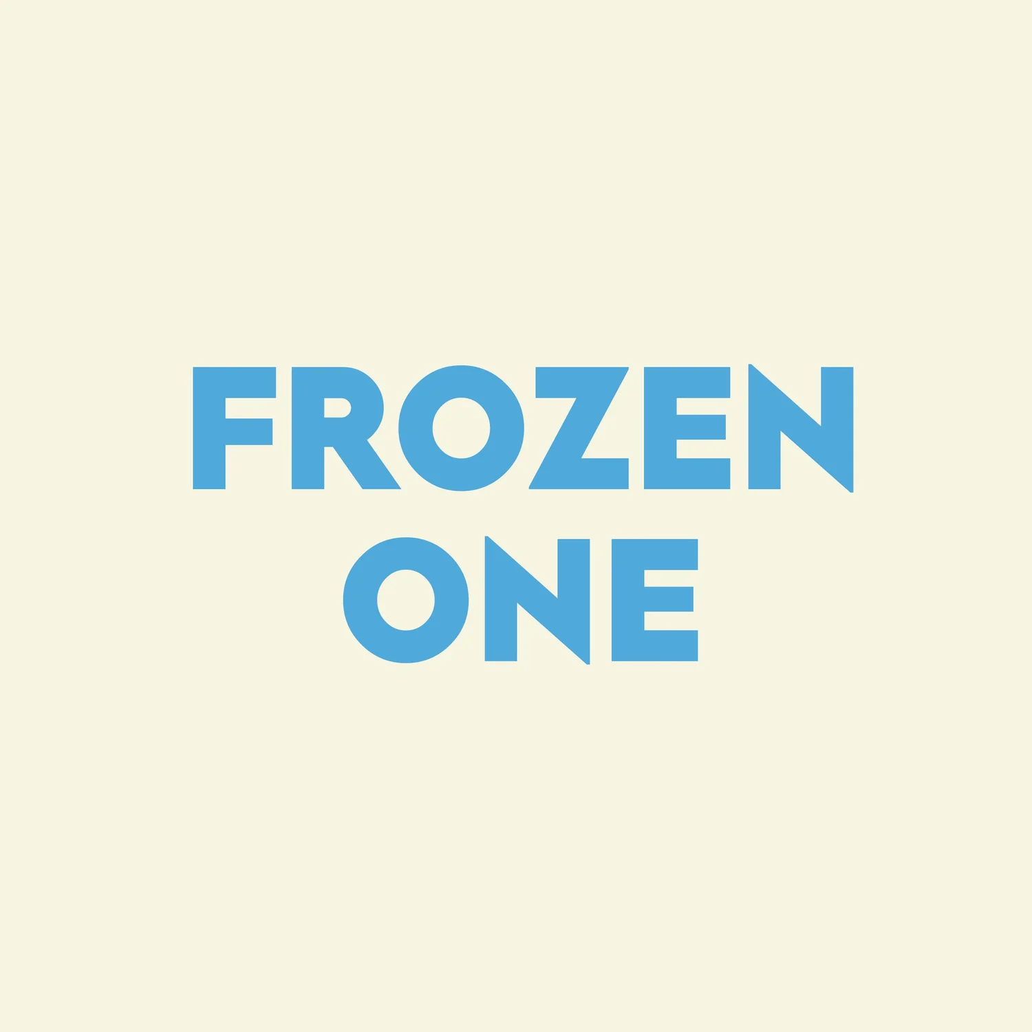 Frozen One