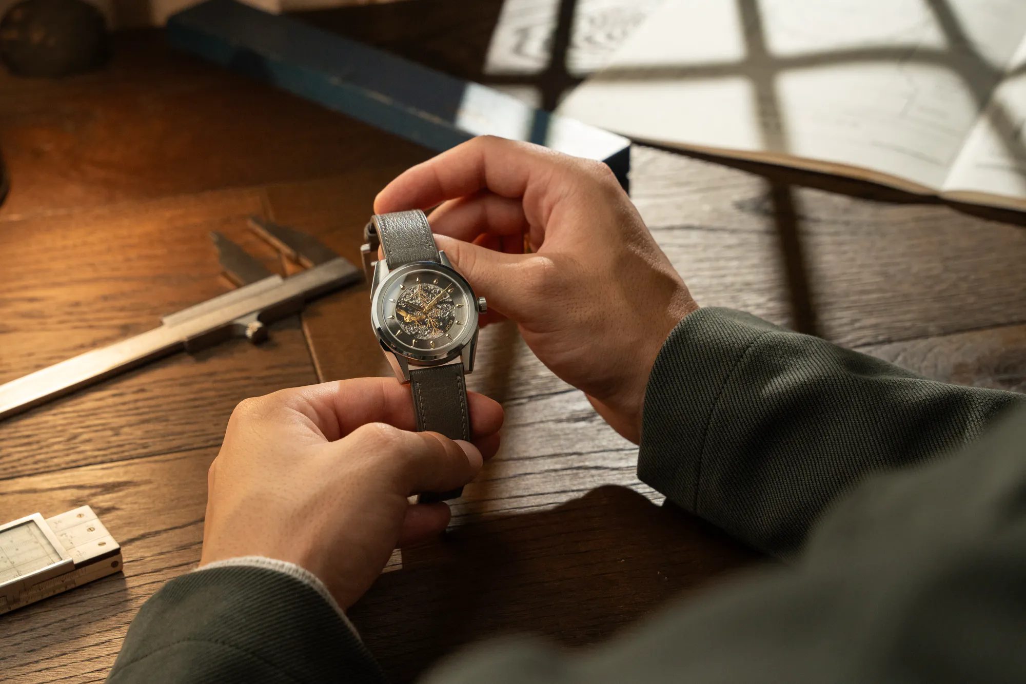 Dramatic portrait of ice hockey players