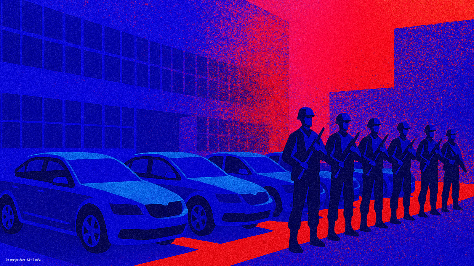 Rosyjska balistyczna rakieta hiperdźwiękowa "Oriesznik" na wozie transportowym.