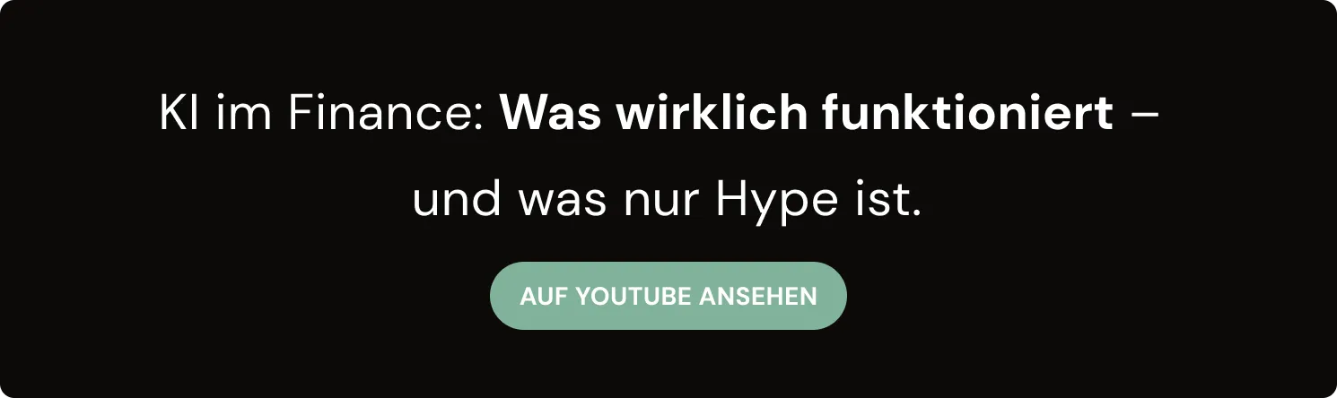 KI im Finance: Was wirklich funktioniert – und was nur Hype ist.