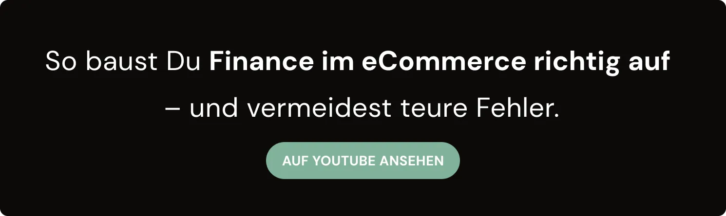 So baust Du Finance im eCommerce richtig auf – und vermeidest teure Fehler.